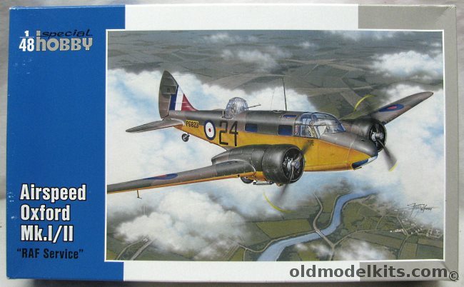 Special Hobby 1/48 Airspeed Oxford Mk.I/II - RAF No. 14 Sq Cranfield 1940 / No.3 Sq South Cerney 1938 / No.6 Sq Little Rissington Feb. 1943, SH48122 plastic model kit